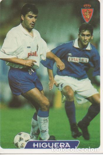 Sammelleidenschaft Sport: Cromo E003978: Trading Card. Las Fichas de la Liga 95-96. n&ordm; 124 Higuera. Delantero. R. Zaragoza - L