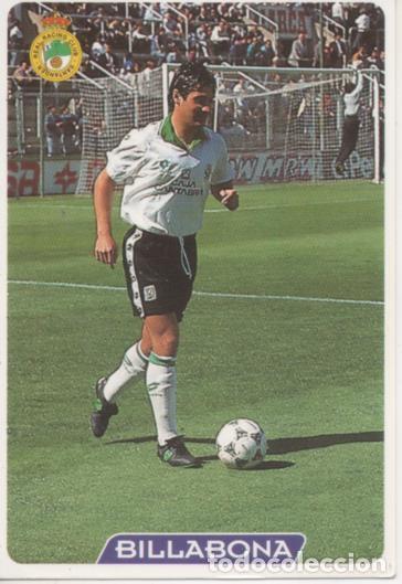 Collectionnisme sportif: Cromo E003996: Trading Card. Las Fichas de la Liga 95-96. n&ordm; 209 Billbona. Centrocampista. R.C. Raci