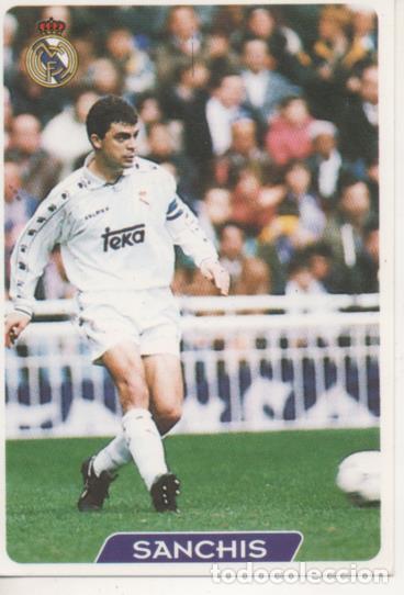 Collectionnisme sportif: Cromo E003918: Trading Card. Las Fichas de la Liga 95-96, n&ordm; 6 Manuel Sanchis Hontiyuel. Real Madrid