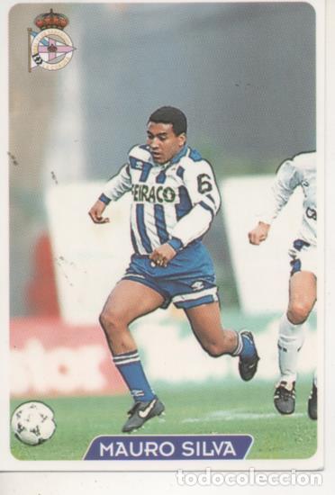 Collectionnisme sportif: Cromo E003945: Trading Card. Las Fichas de la Liga 95-96, n&ordm; 31 Mauro Silva. Centrocampista. R.C.D.