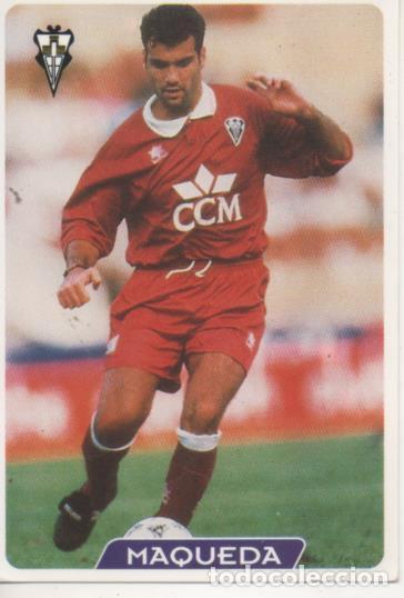 Collectionnisme sportif: Cromo E004018: Trading Card. Las Fichas de la Liga 95-96. n&ordm; 300 Maqueda. Centrocampista. S.D. Albac
