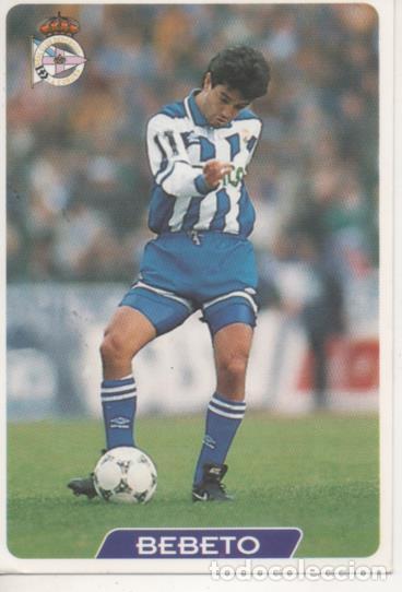 Collectionnisme sportif: Cromo E003951: Trading Card. Las Fichas de la Liga 95-96, n&ordm; 36 Bebeto. Delantero. R.C.D. La Coru&ntilde;a