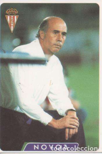 Sammelleidenschaft Sport: Cromo E004025: Trading Card. Las Fichas de la Liga 95-96. n&ordm; 308 Novoa. Entrenador R. Sporting de Gi