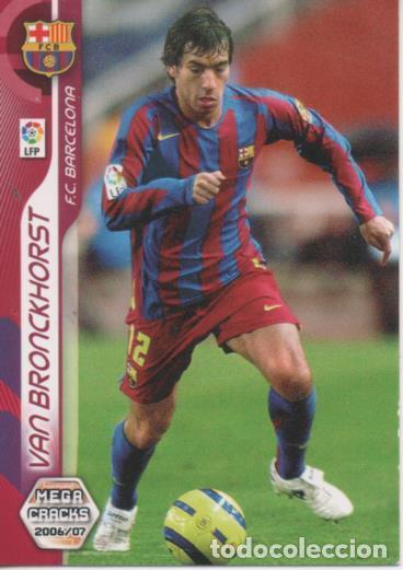 Sammelleidenschaft Sport: Cromo E004104: Trading Card. Mega Cracks 06-07. n&ordm; 44 Van Bronckhorst. Defensa. F.C. Barcelona - LPF