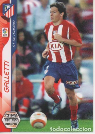 Sammelleidenschaft Sport: Cromo E004099: Trading Card. Mega Cracks. 06-07. n&ordm; 34 Galletti. Delantero. At. de Madrid - LPF
