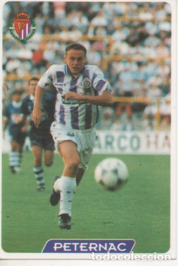 Sammelleidenschaft Sport: Cromo E004054: Trading Card. Las Fichas de la Liga 95-96. n&ordm; 340 Peternac. Delantero. R Valladolid D