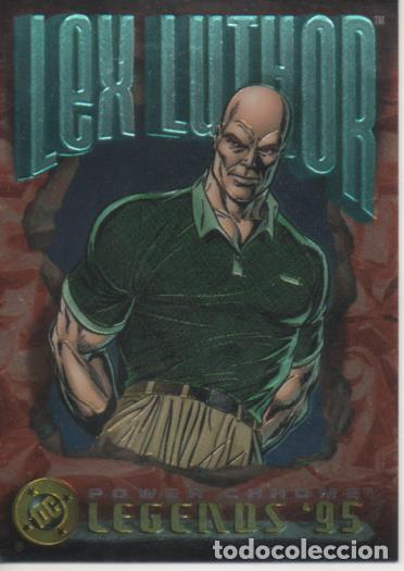 Sammelleidenschaft Sport: Cromo E004693: Trading Card. DC Power Chrome. Legends'95, n&ordm; 83 Lex Luthor - T. Grummett
