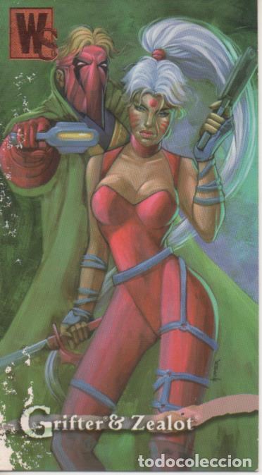Coleccionismo deportivo: Cromo E004462: Trading Card. Wildstorm Gallery, n&ordm; 116 Grifter & Zealot - Homer Reyes