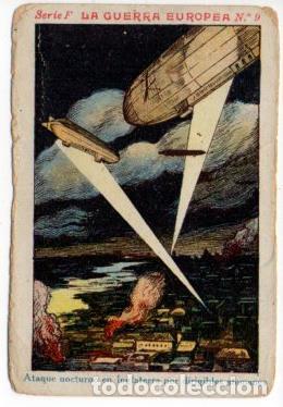 Sports collectibles: V49433: Cromo Chocolate Angelical. La Guerra Europea Serie F n&ordm; 9 - NULL