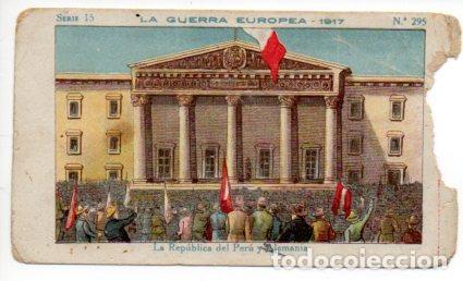 Sports collectibles: V49437: Cromo Chocolate Amatller. La Guerra Europea 1917 Serie 15 n&ordm; 295 - NULL