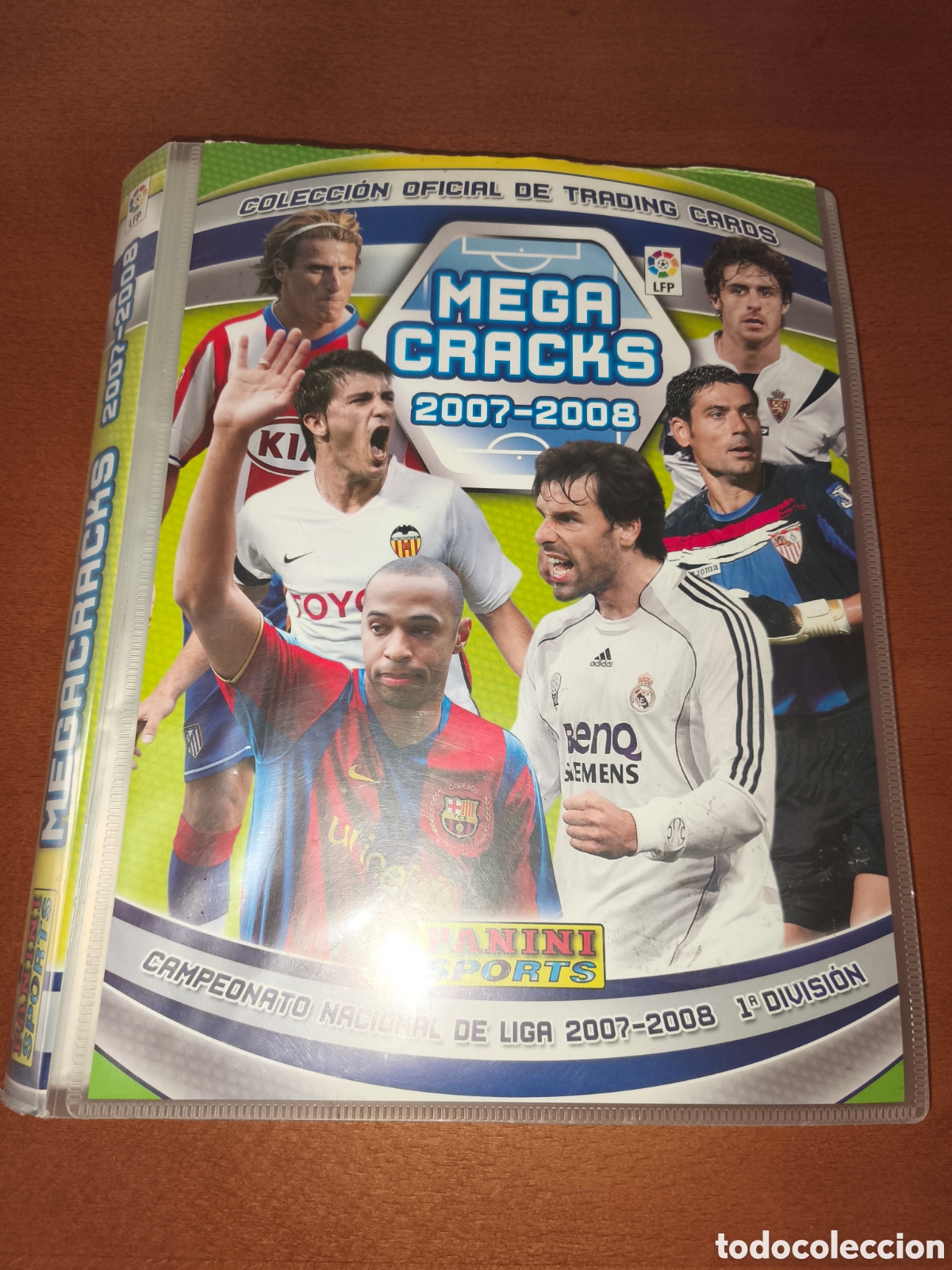 Coleccionismo deportivo: Archivador Vac&iacute;o Megacracks 2007/2008 MGK 07/08 Panini