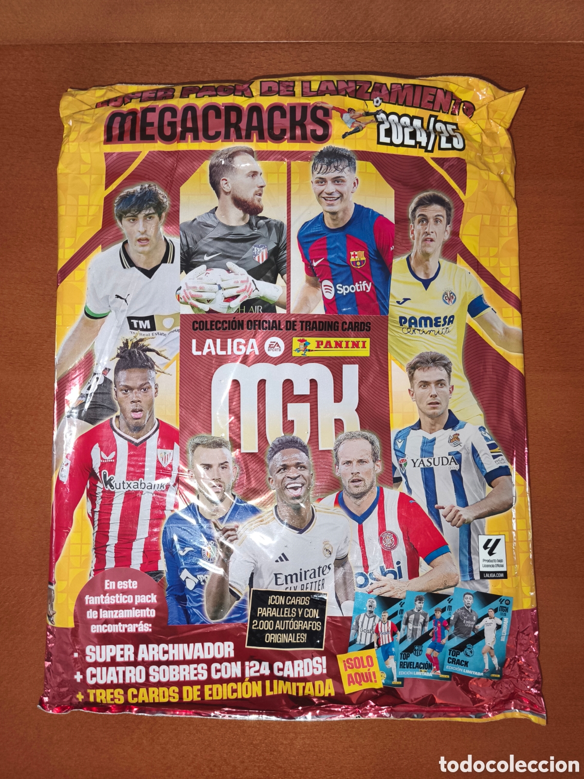 Coleccionismo deportivo: Super pack de lanzamiento Megacracks 2024/25 MGK 24/25 Panini