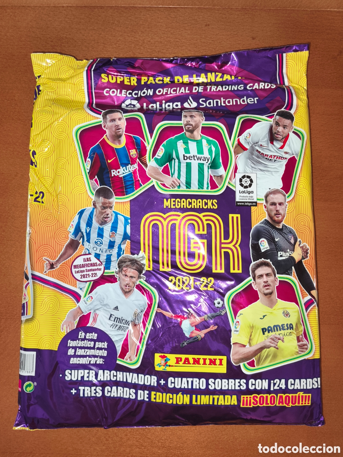 Coleccionismo deportivo: Super pack de lanzamiento Megacracks 2021/22 MGK 21/22 Panini