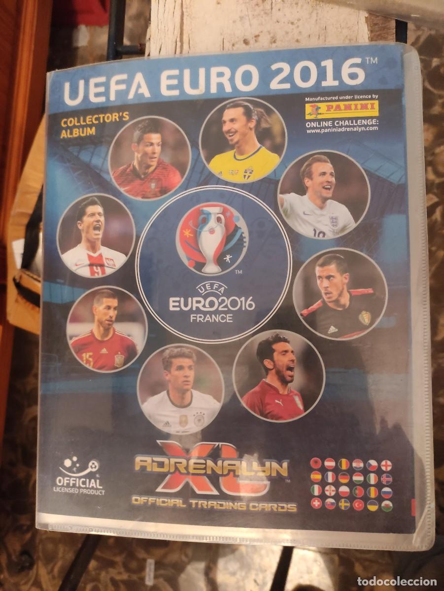 Coleccionismo deportivo: Album adrenalyn Uefa Euro 2016 con 350 cartas mas 3 ed. Limitadas