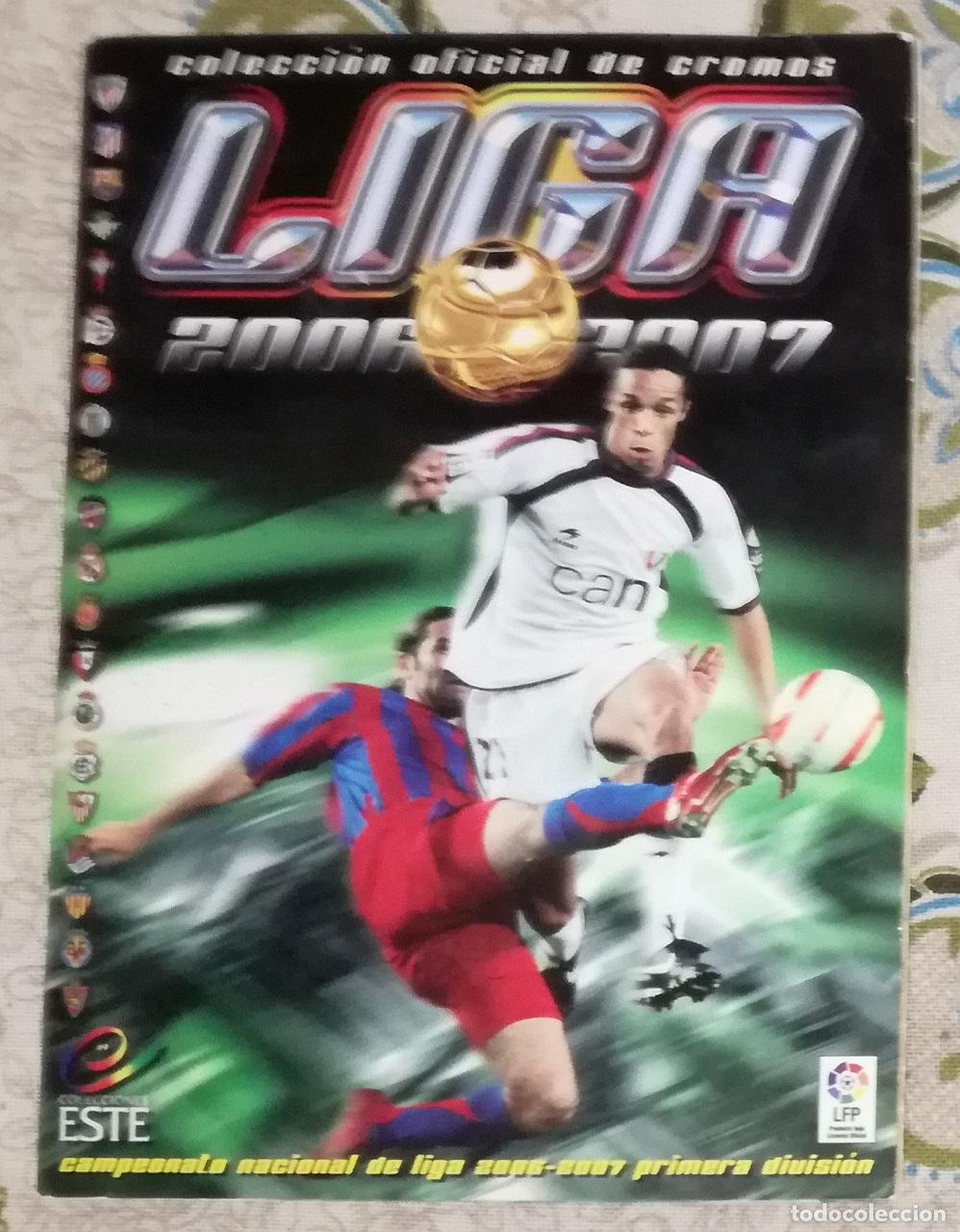 Coleccionismo deportivo: Album de futbol 2006-07, ESTE - Contiene 399 cromos (40 fichajes)