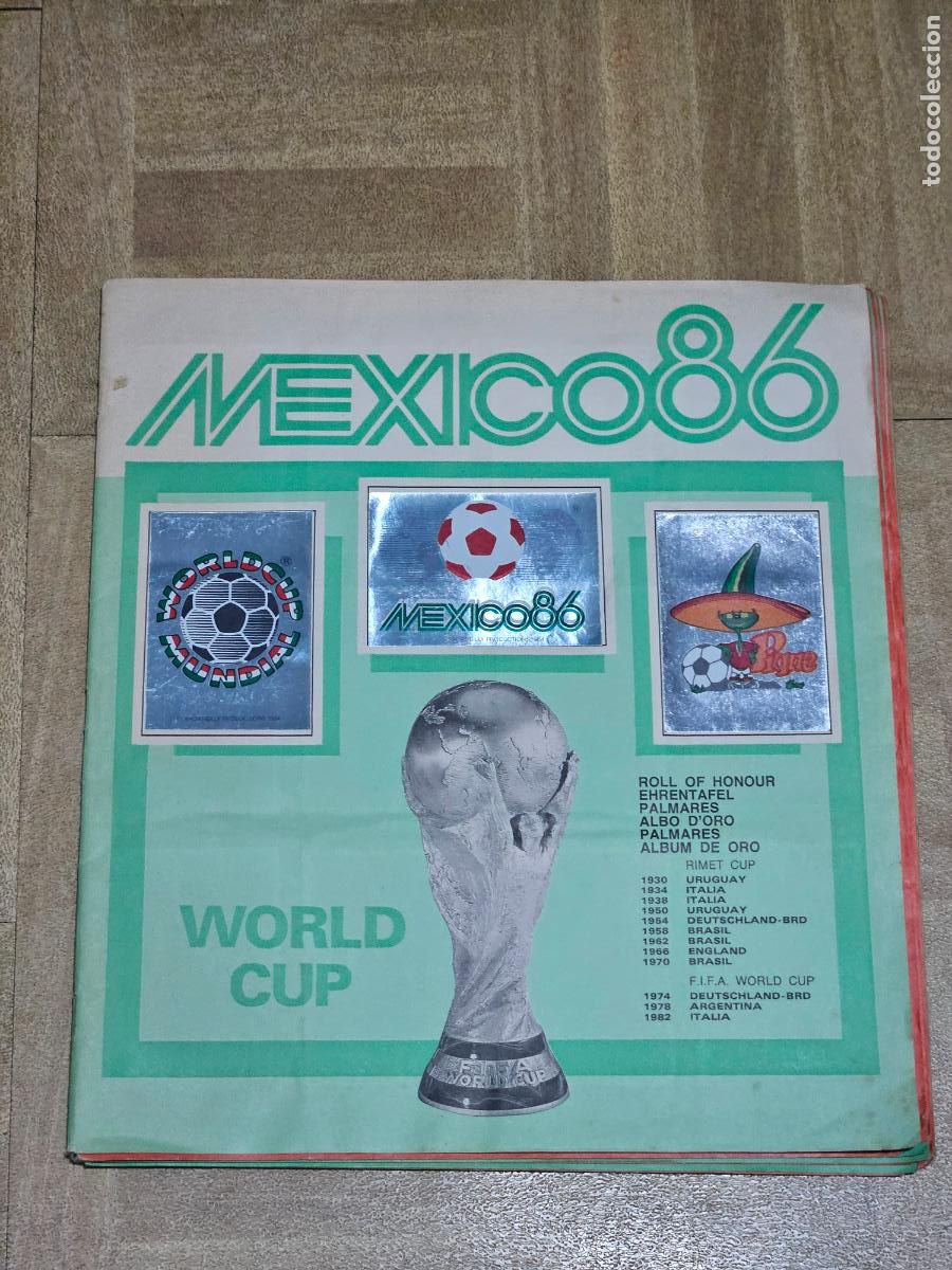 Coleccionismo deportivo: ALBUM CROMOS - MEXICO 86 - PARA APROVECHAR CROMOS - TODO EN FOTOS