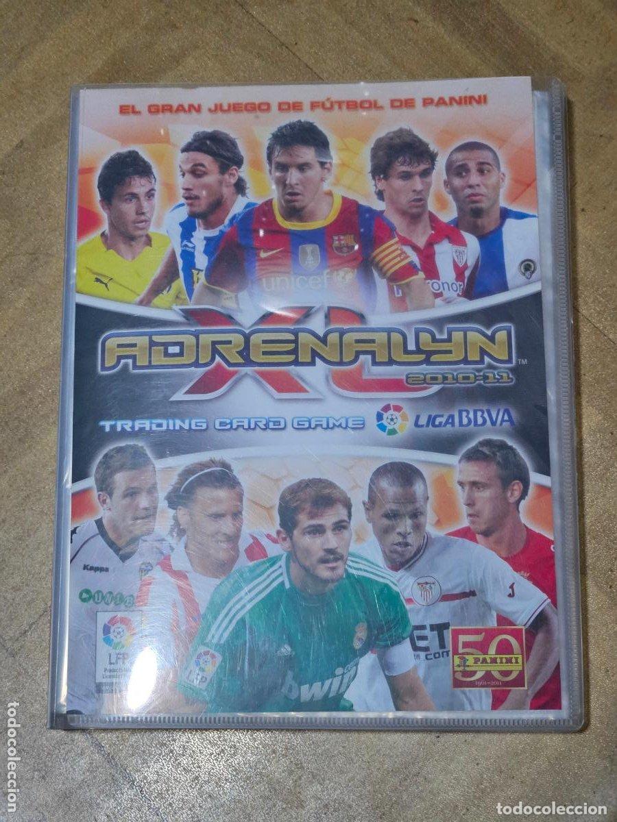 Coleccionismo deportivo: ALBUM ARCHIVADOR ADRENALYN 2010 11 CON 315 BASICOS SIN REPETIR