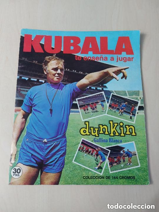 Coleccionismo deportivo: ALBUM KUBALA TE ENSE&Ntilde;A A JUGAR - 1 SOLO CROMO - DUNKIN - VER ANUNCIO Y FOTOS
