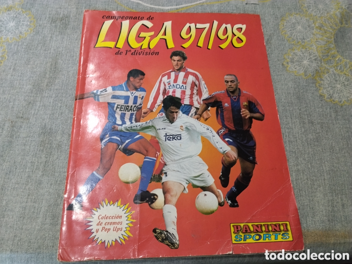 Coleccionismo deportivo: MUY ALBUM PANINI LIGA 1997 98 ( 97 98 ) MUY COMPLETOXCEPTO 10 HUECOS