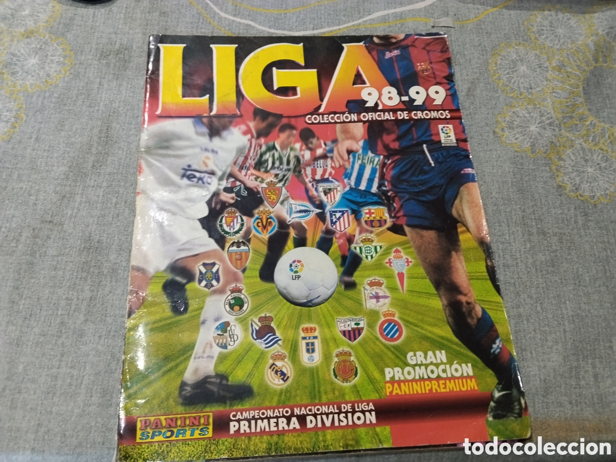 Sammelleidenschaft Sport: ALBUM PANINI LIGA 1998 99 ( 98 99 ) MUY COMPLETO EXCEPTO 8 HUECOS