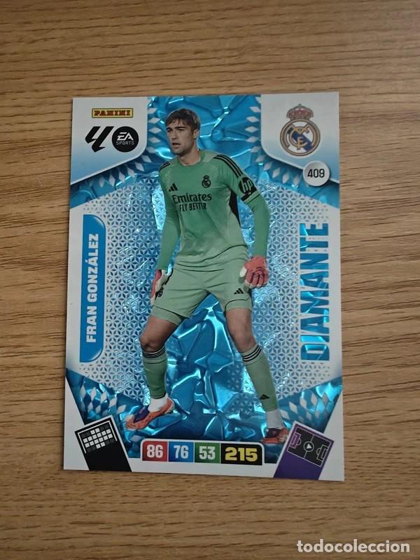 Sports collectibles: Fran Gonz&aacute;lez 409 Adrenalyn XL 25 26 Diamante Rookie Real Madrid 2025 2026
