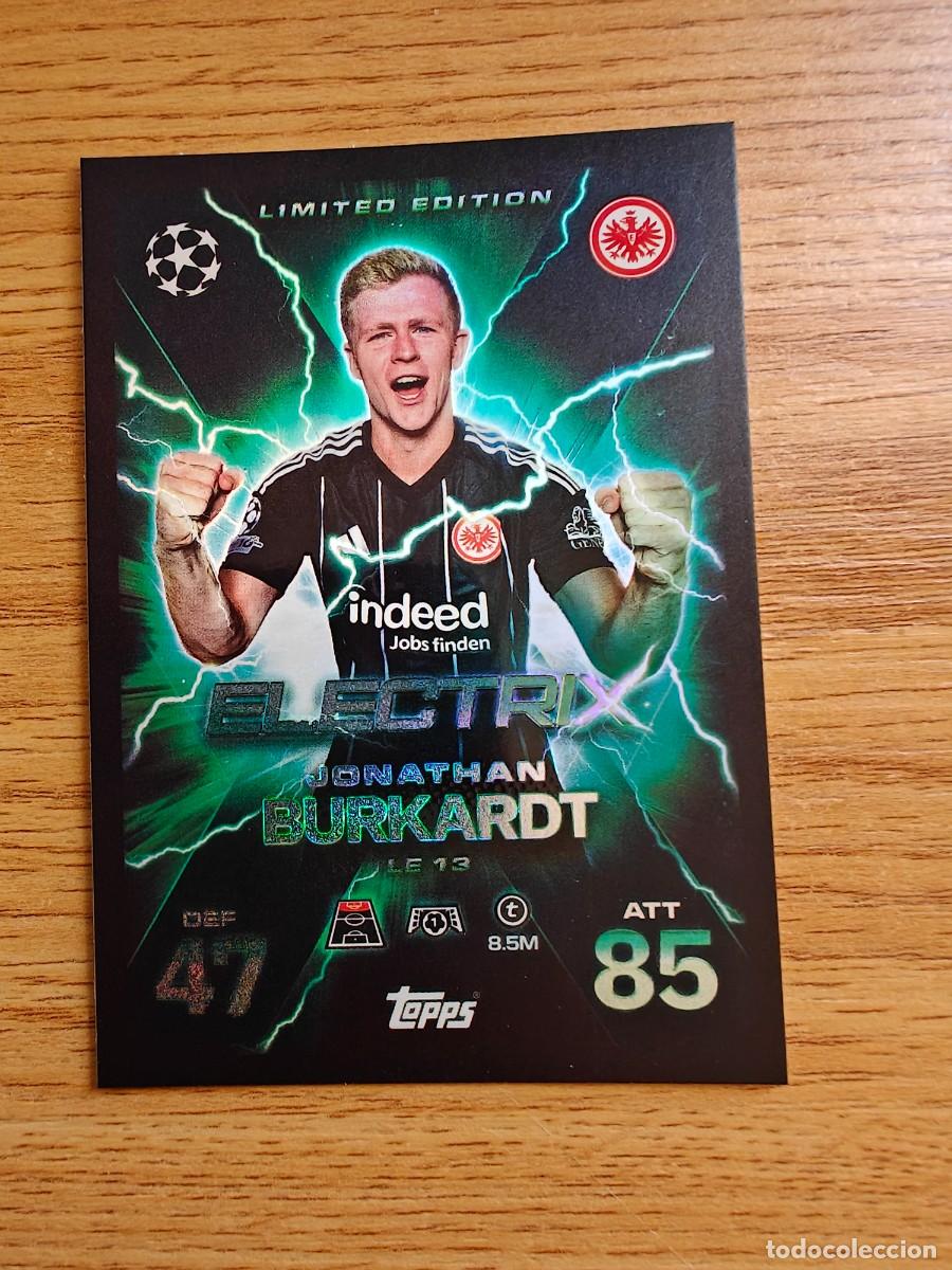 Coleccionismo deportivo: Burkardt LE 13 Match Attax Extra 25 26 Eintracht Frankfurt Limited Edition ElectriX 2025 2026