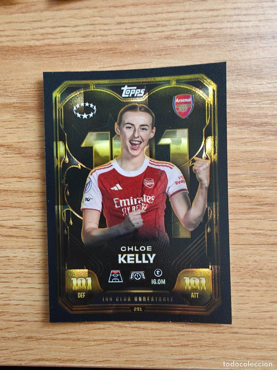 Coleccionismo deportivo: 291 Chloe Kelly Match Attax Extra 25 26 Arsenal 100 Club Unbeatable UWCL 2025 2026