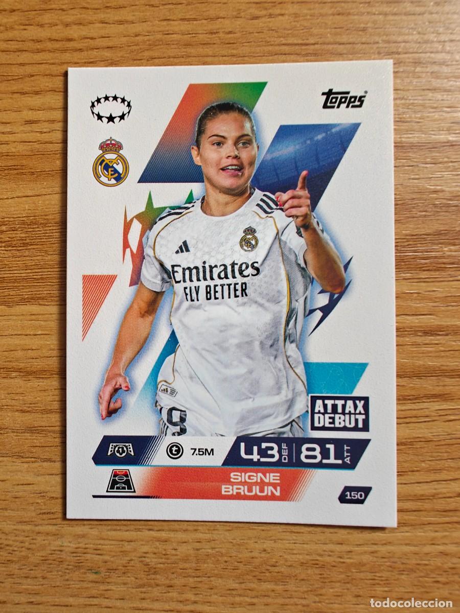 Coleccionismo deportivo: 150 Signe Bruun Match Attax Extra 25 26 Real Madrid UWCL2025 2026