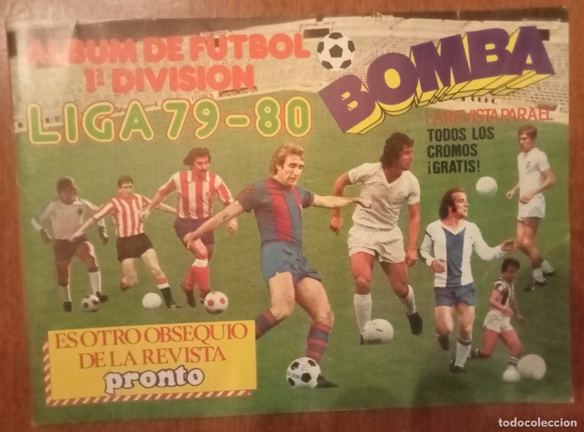 Coleccionismo deportivo: ALBUM DE FUTBOL 1&ordf; DIVISI&Oacute;N - LIGA 79-80 - PRONTO - INCOMPLETO