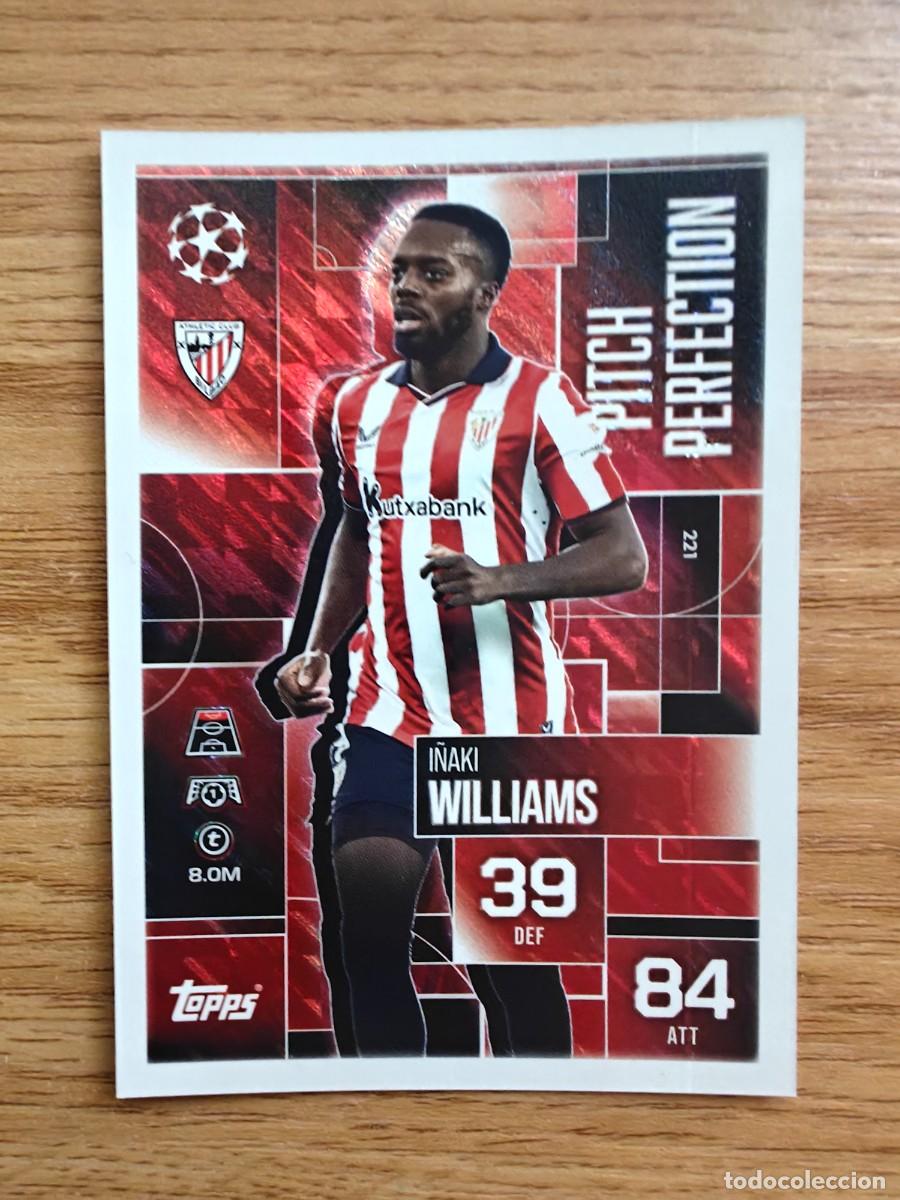 Sports collectibles: I&ntilde;aki Williams 221 Match Attax Extra 25 26 Athletic Club Bilbao Pitch Perfection 2025 2026