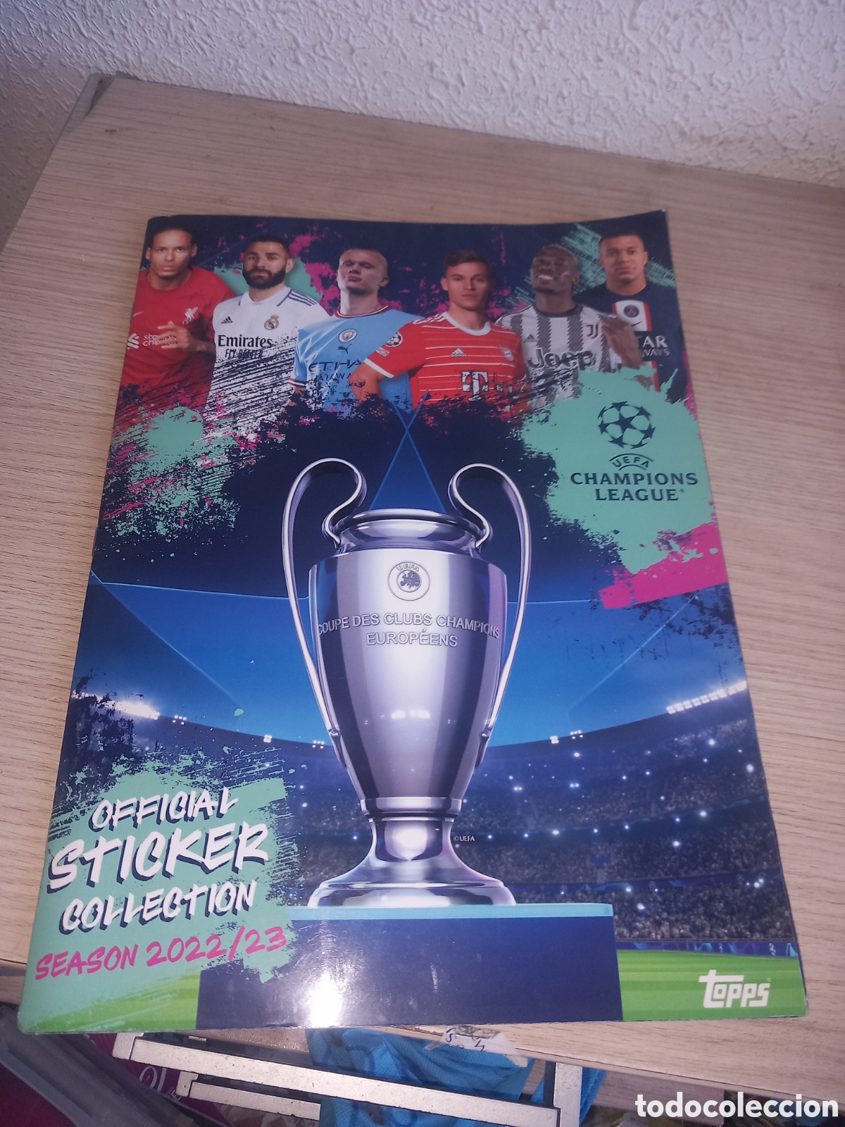 Coleccionismo deportivo: ALBUM CHAMPIONS LEAGUE CASI COMPLETO,,VER FOTOS Y LEER DESCRIPCI&Oacute;N