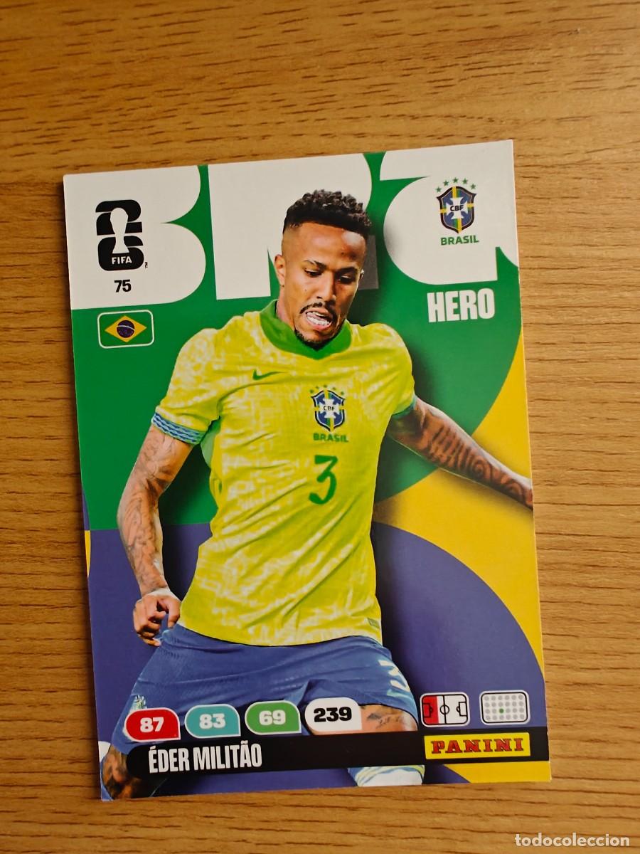 Coleccionismo deportivo: 75 &Eacute;DER MILIT&Atilde;O Panini FIFA World Cup 26 Brazil Hero Adrenalyn XL 2026