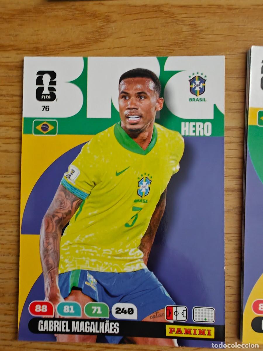 Coleccionismo deportivo: 76 GABRIEL MAGALH&Atilde;ES Panini FIFA World Cup 26 Brazil Hero Adrenalyn XL 2026