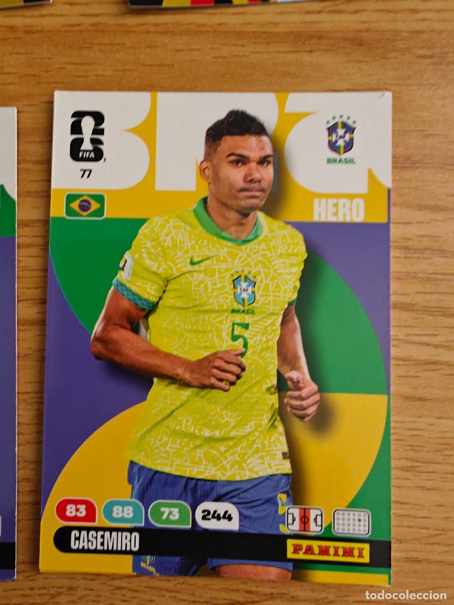 Coleccionismo deportivo: 77 CASEMIRO Panini FIFA World Cup 26 Brazil Hero Adrenalyn XL 2026