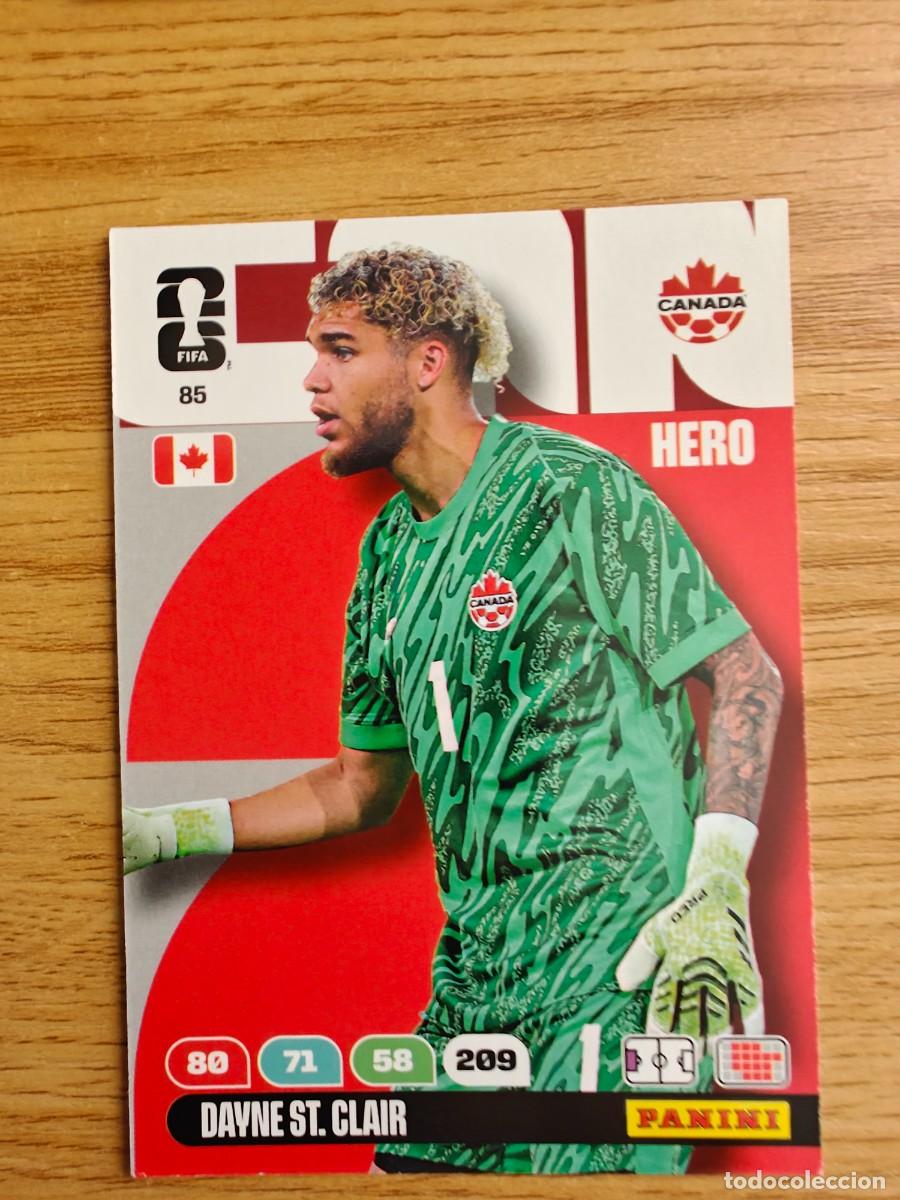 Coleccionismo deportivo: 85 DAYNE ST. CLAIR Panini FIFA World Cup 26 Canada Hero Adrenalyn XL 2026