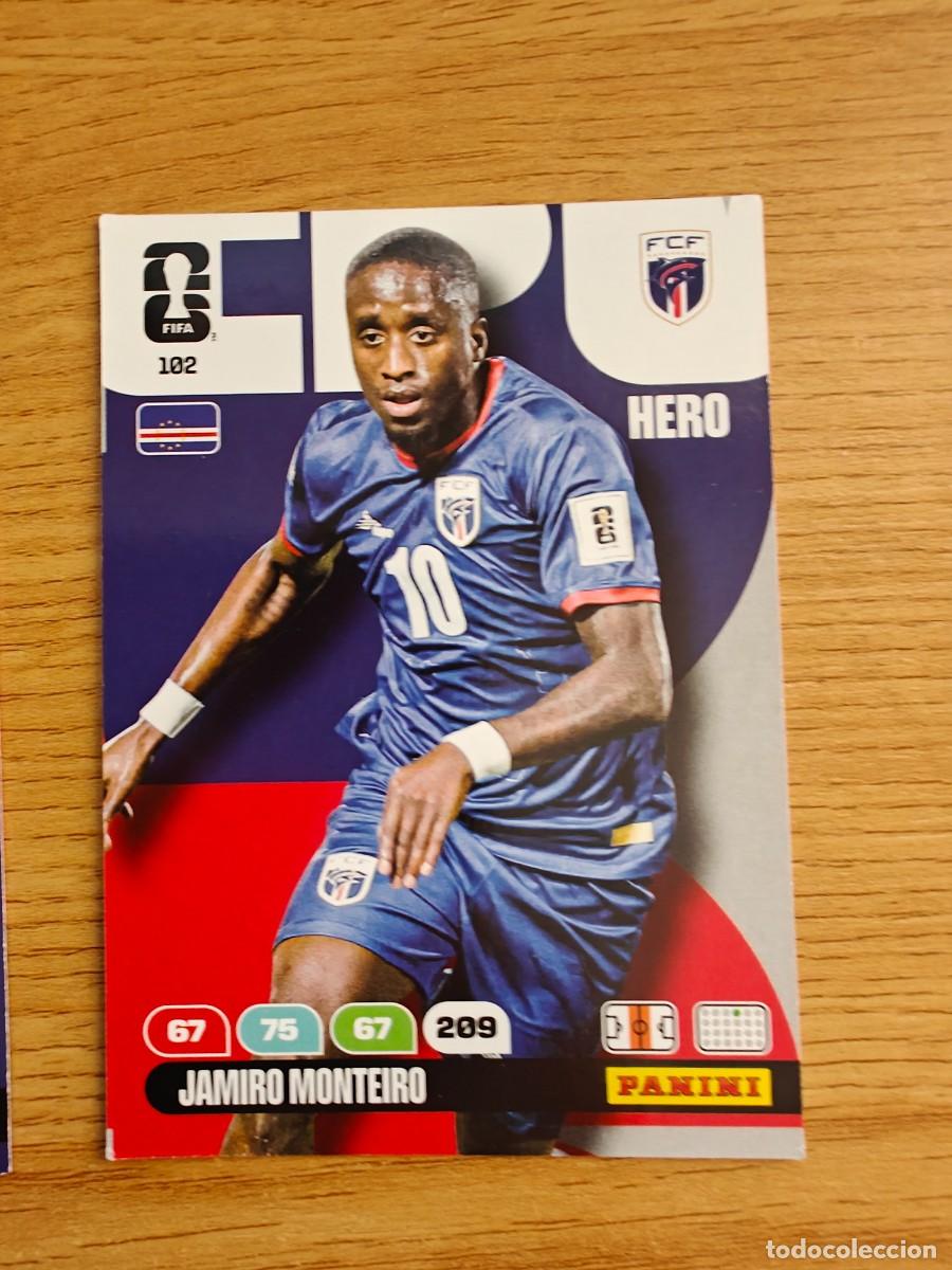 Sports collectibles: 102 JAMIRO MONTEIRO Panini FIFA World Cup 26 Cape Verde Hero Adrenalyn XL 2026