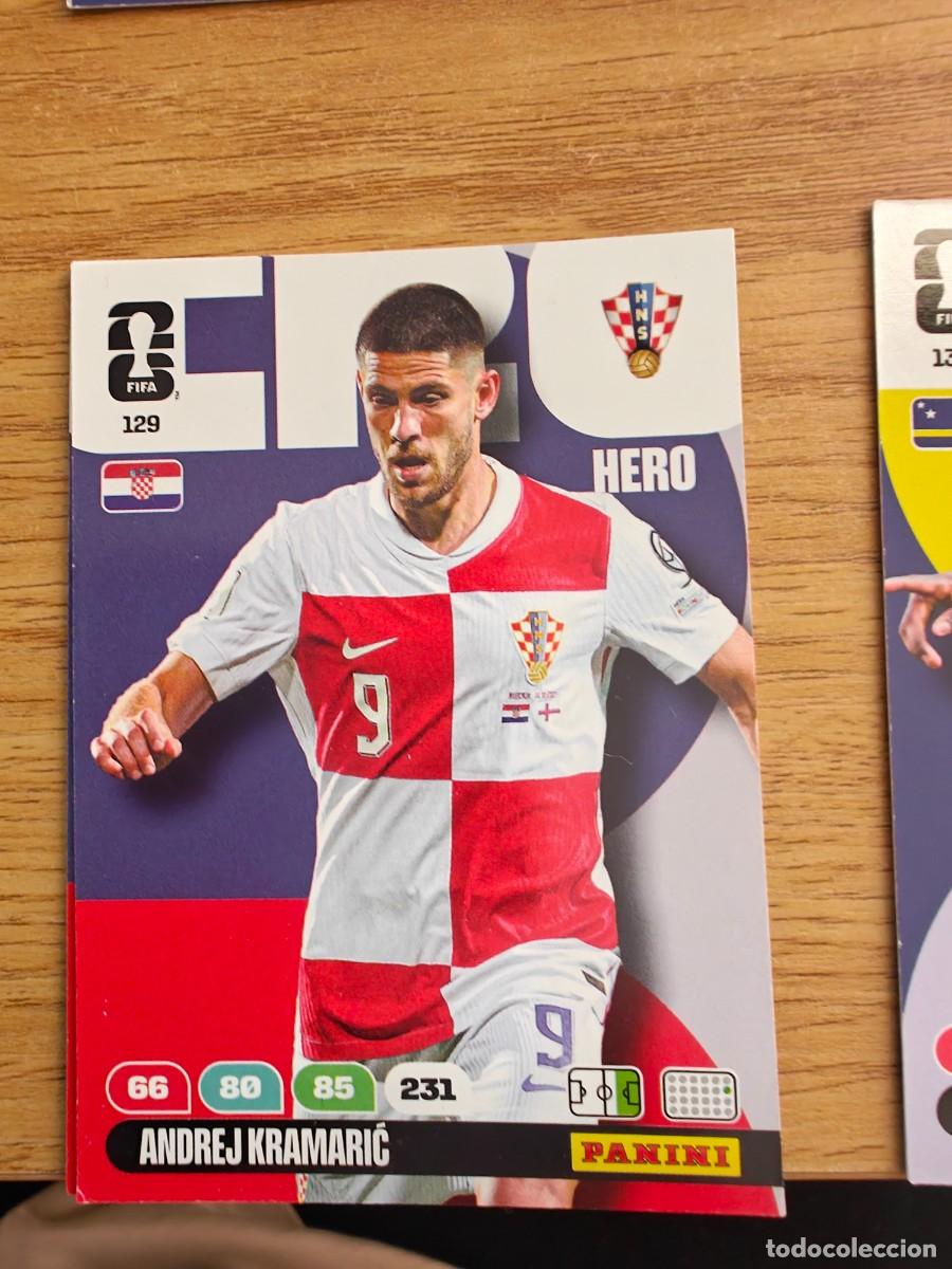 Sports collectibles: 129 ANDREJ KRAMARIĆ Panini FIFA World Cup 26 Croatia Hero Adrenalyn XL 2026