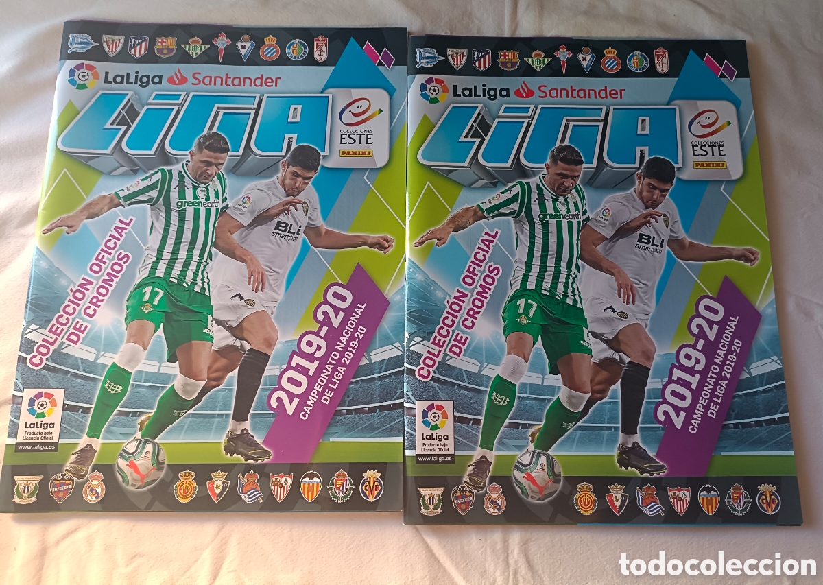Coleccionismo deportivo: 2 album Cromos liga 2019-20 Panini