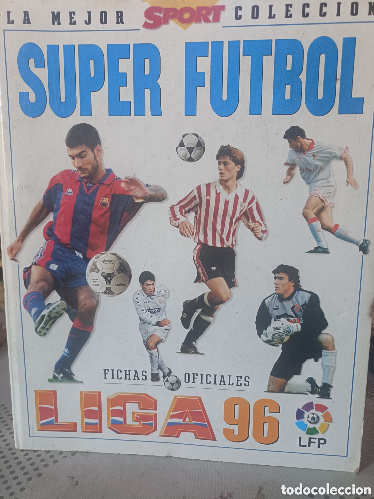Coleccionismo deportivo: &Aacute;lbum Fichas Oficiales Liga 96. Contiene 410 fichas