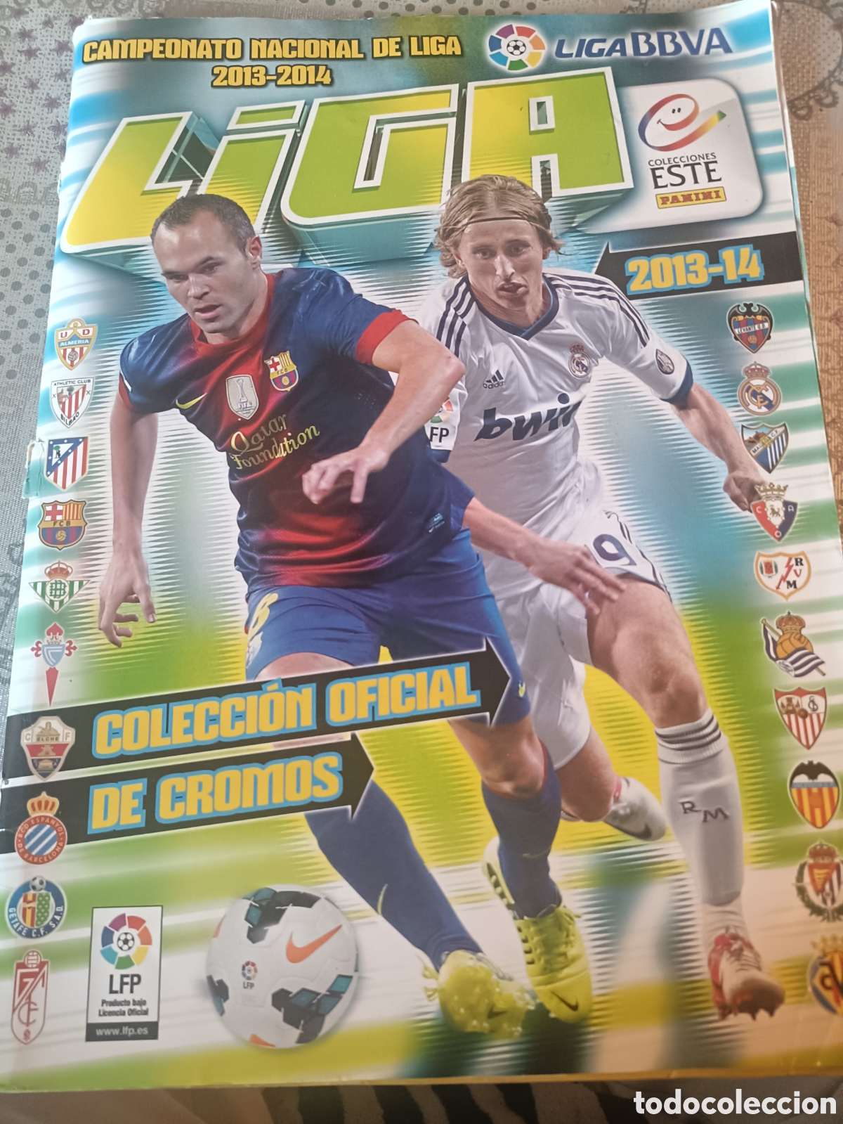 Sammelleidenschaft Sport: &Aacute;lbum Liga Este F&uacute;tbol 13 14 con 413 cromos