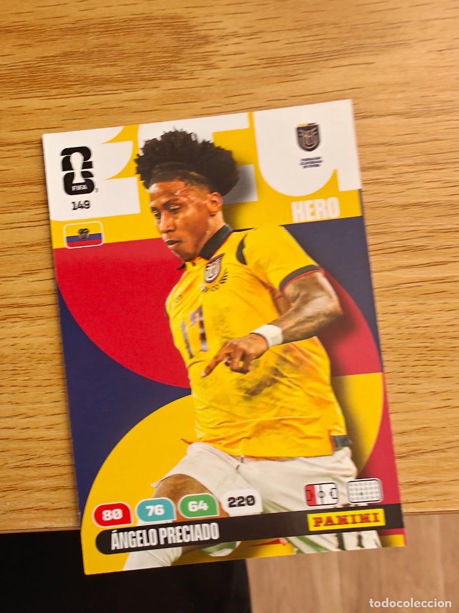 Coleccionismo deportivo: 149 &Aacute;NGELO PRECIADO Panini FIFA World Cup 26 Ecuador Hero Adrenalyn XL 2026
