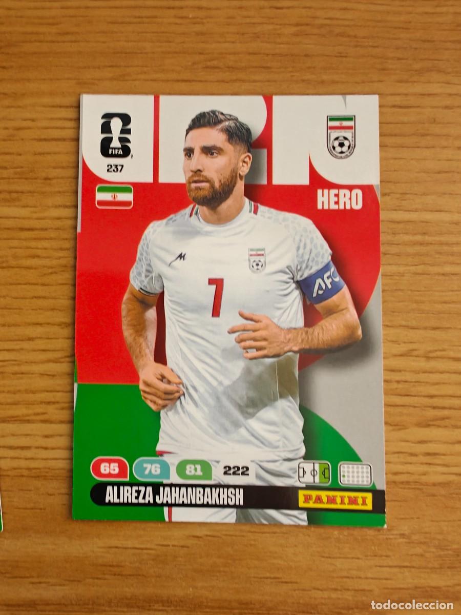 Coleccionismo deportivo: 237 ALIREZA JAHANBAKHSH Panini FIFA World Cup 26 Iran Hero Adrenalyn XL 2026