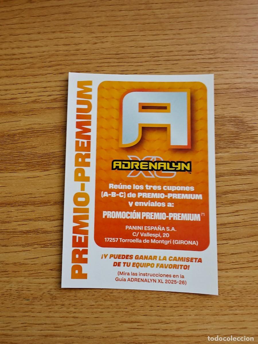 Collezionismo sportivo: Letra A Adrenalyn XL 25 26 Premio Premium 2025 2026