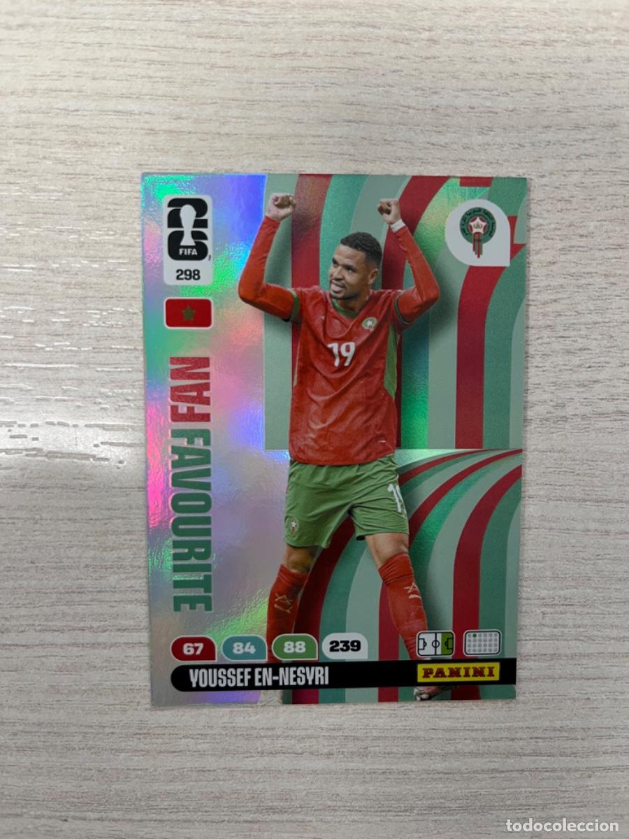 Coleccionismo deportivo: 298 en-nesyri morocco Marruecos fan favourite adrenalyn world cup mundial 2026