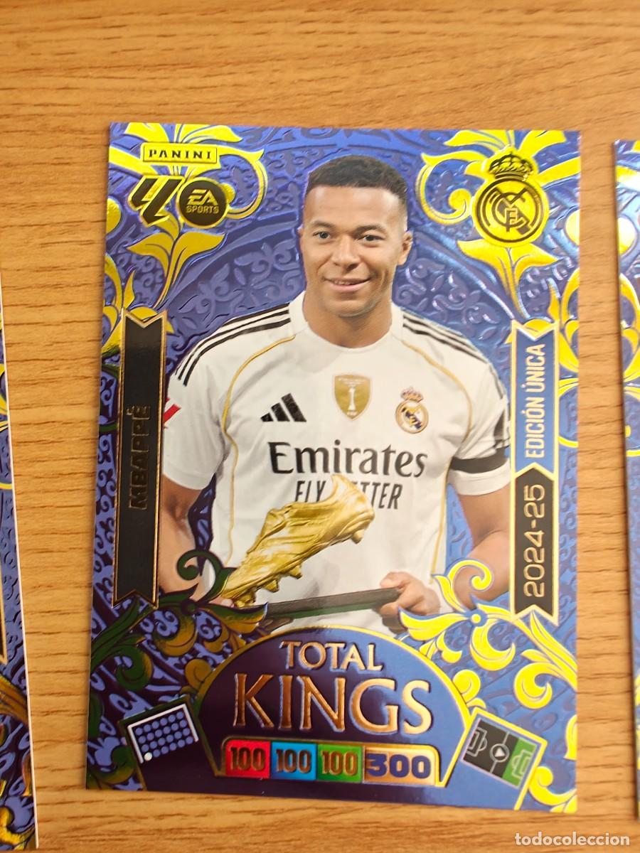 Coleccionismo deportivo: Mbapp&eacute; Adrenalyn XL 25 26 Total Kings Bota de Oro Dream Box Real Madrid 2024 2025