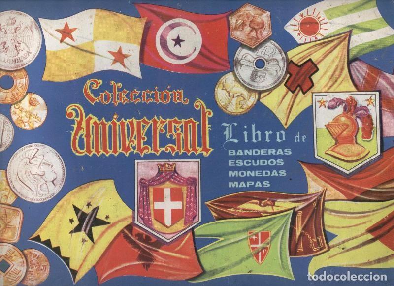 Collezionismo sportivo: Coleccion Universal; libro de banderas, escudos,monedas,mapas - Varios
