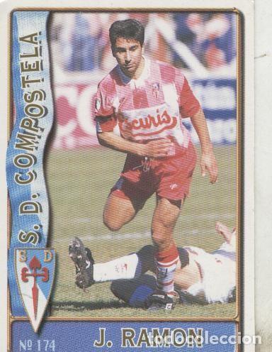 Colecionismo desportivo: Cromos: Liga 1996/1997: S.D.Compostela: J.Ramon - Varios
