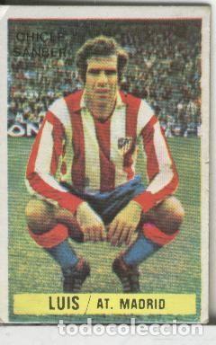 Coleccionismo deportivo: Cromos: Chicle Sanber: liga 74-75: Luis del Atl. Madrid - Varios