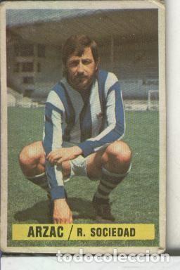 Coleccionismo deportivo: Cromos Ediciones Este: Liga 74-75: Arzac de la Real Sociedad - Varios