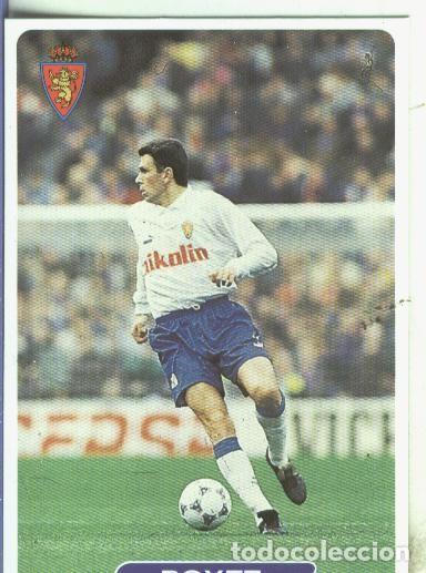 Coleccionismo deportivo: Cromos: Super Futbol liga 96: R.Zaragoza C.D: Poyet - Varios
